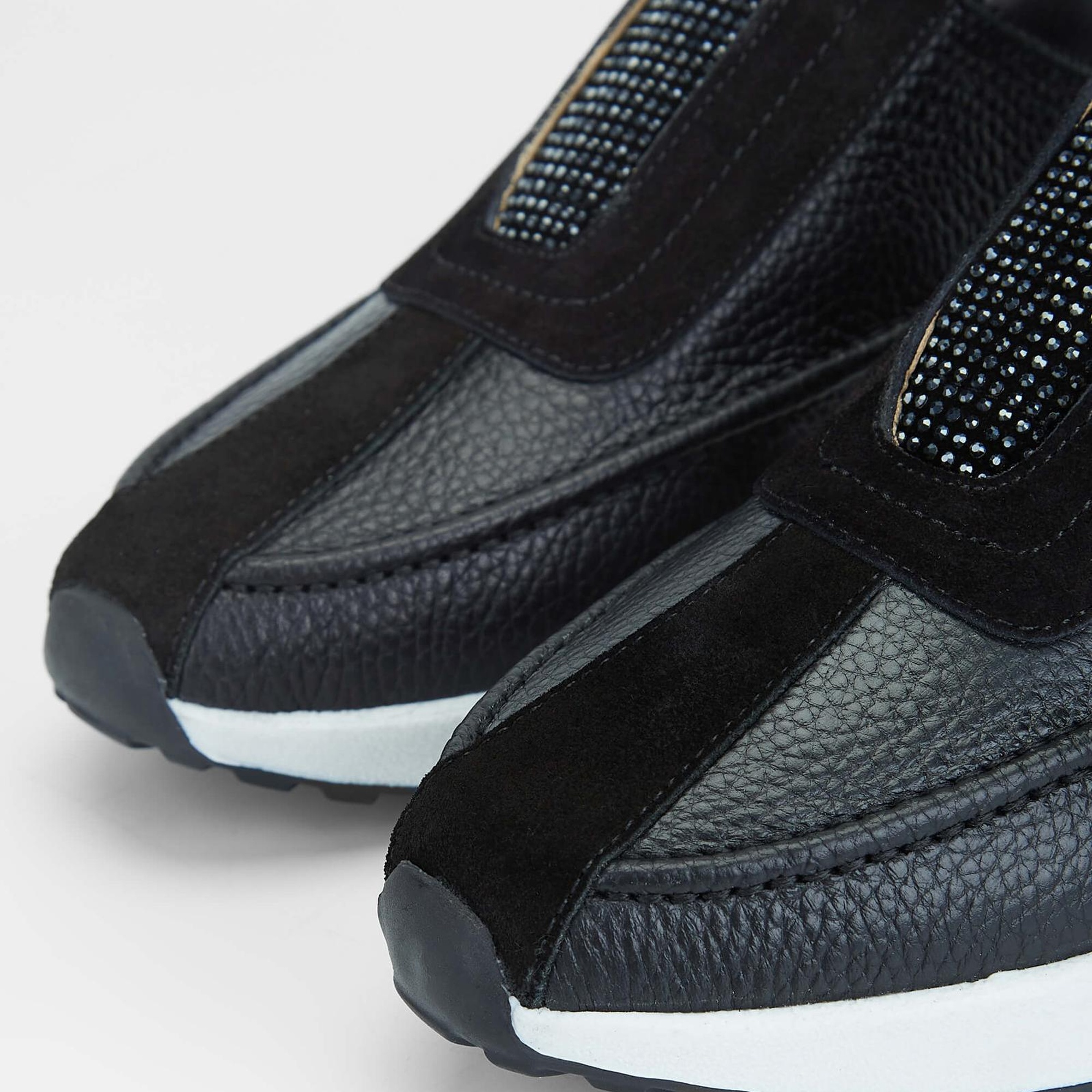 Tamer Tanca Kadın Hakiki Deri Siyah Deri Casual Ayakkabı