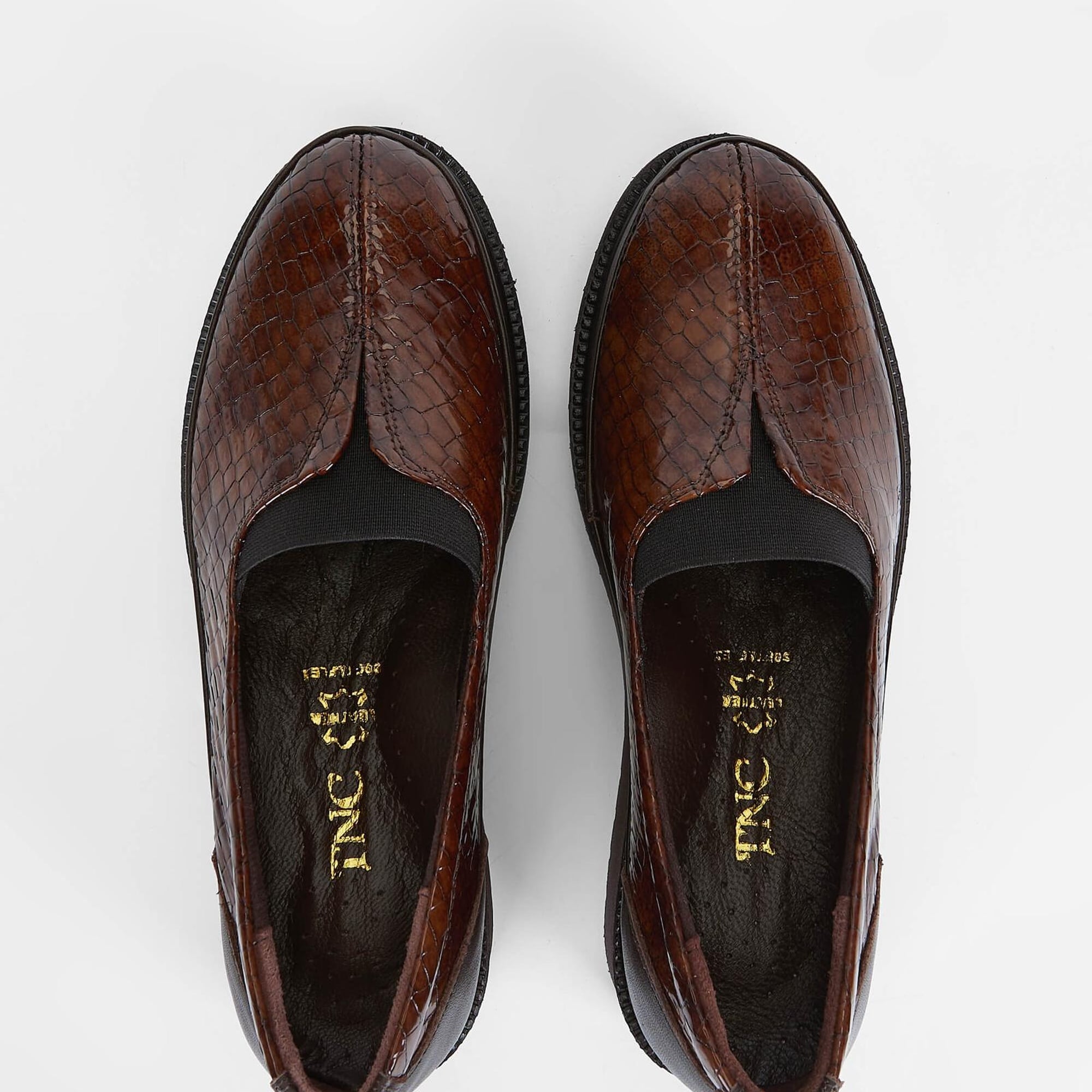 Tamer Tanca Kadın Hakiki Deri Kahverengi Casual Ayakkabı