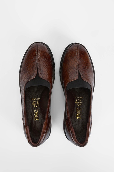  Tamer Tanca Kadın Hakiki Deri Kahverengi Casual Ayakkabı