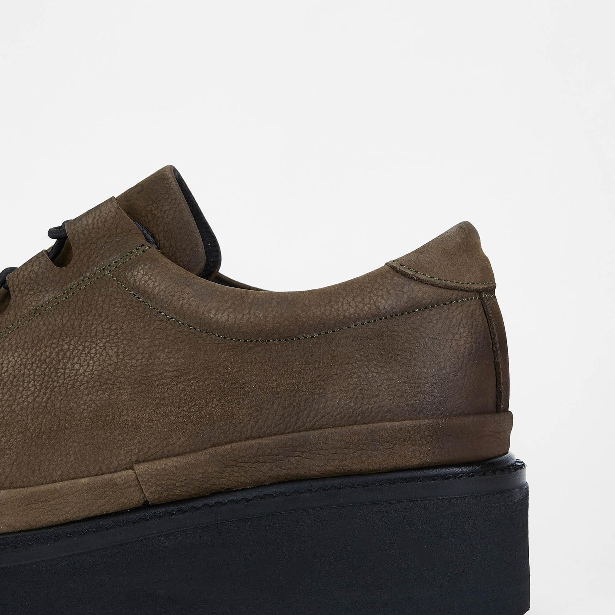 Tamer Tanca Kadın Hakiki Deri Yeşil Casual Ayakkabı