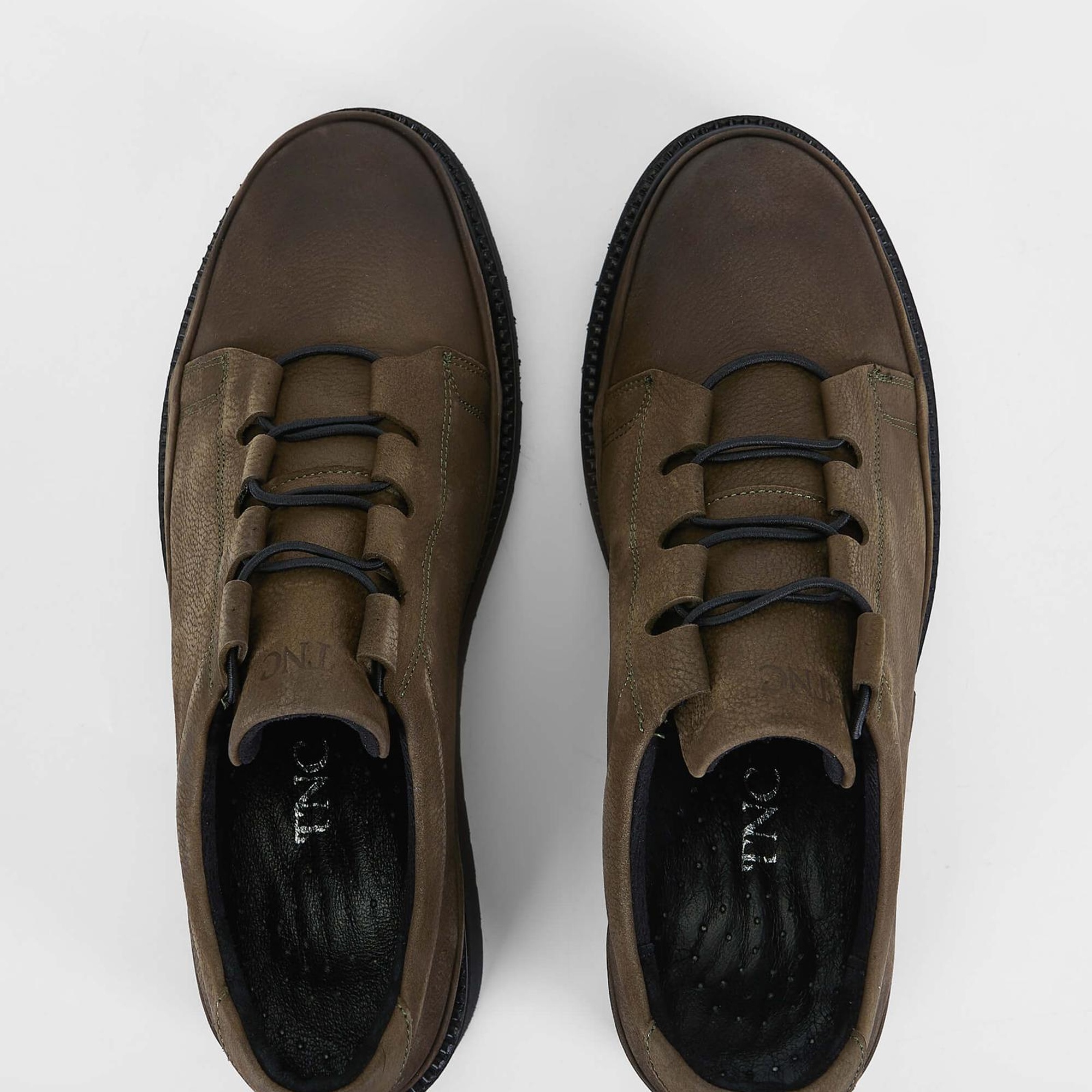 Tamer Tanca Kadın Hakiki Deri Yeşil Casual Ayakkabı