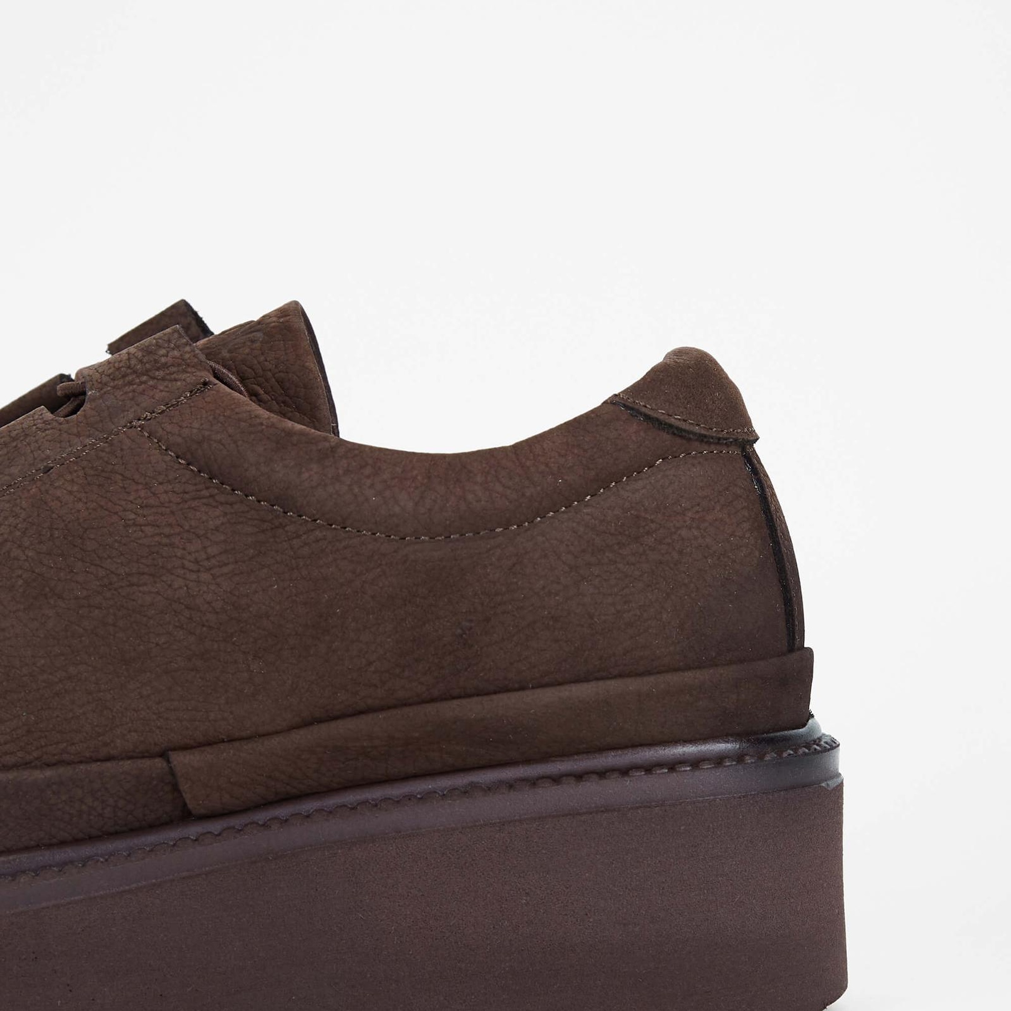 Tamer Tanca Kadın Hakiki Deri Kahverengi Nubuk Casual Ayakkabı