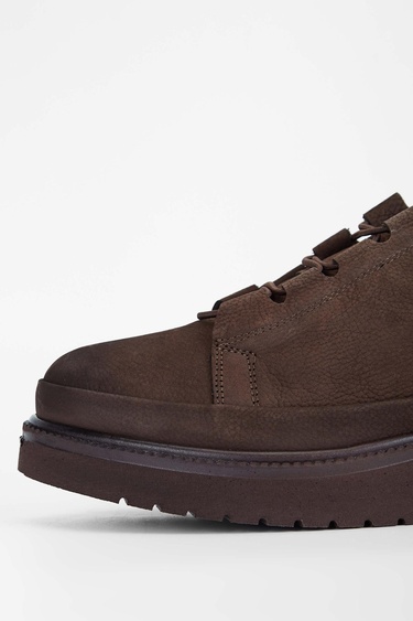  Tamer Tanca Kadın Hakiki Deri Kahverengi Nubuk Casual Ayakkabı