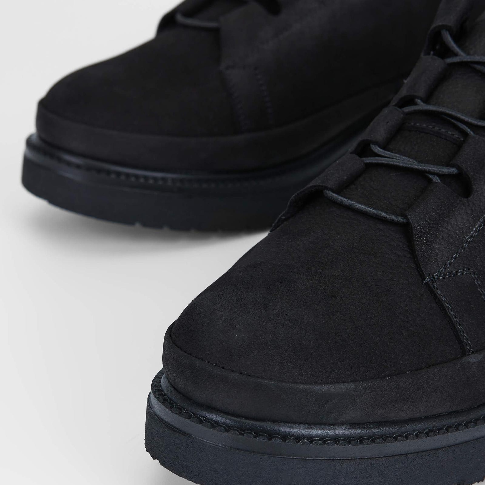 Tamer Tanca Kadın Hakiki Deri Siyah Nubuk Casual Ayakkabı