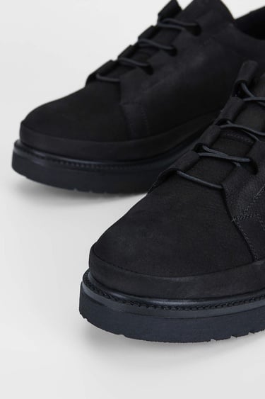  Tamer Tanca Kadın Hakiki Deri Siyah Nubuk Casual Ayakkabı