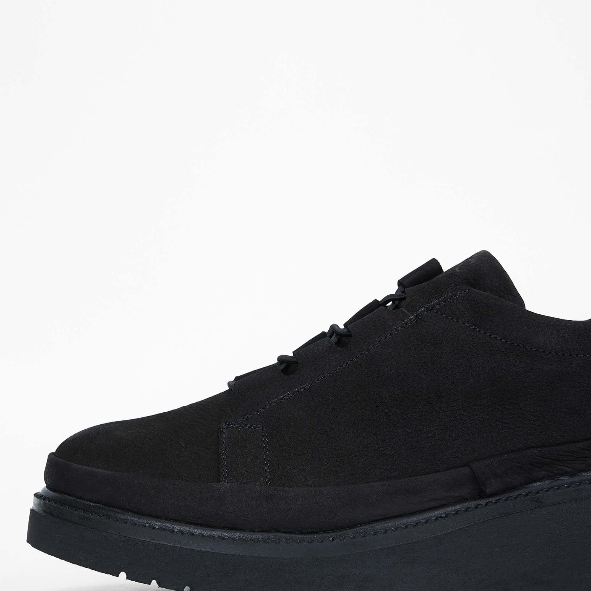 Tamer Tanca Kadın Hakiki Deri Siyah Nubuk Casual Ayakkabı