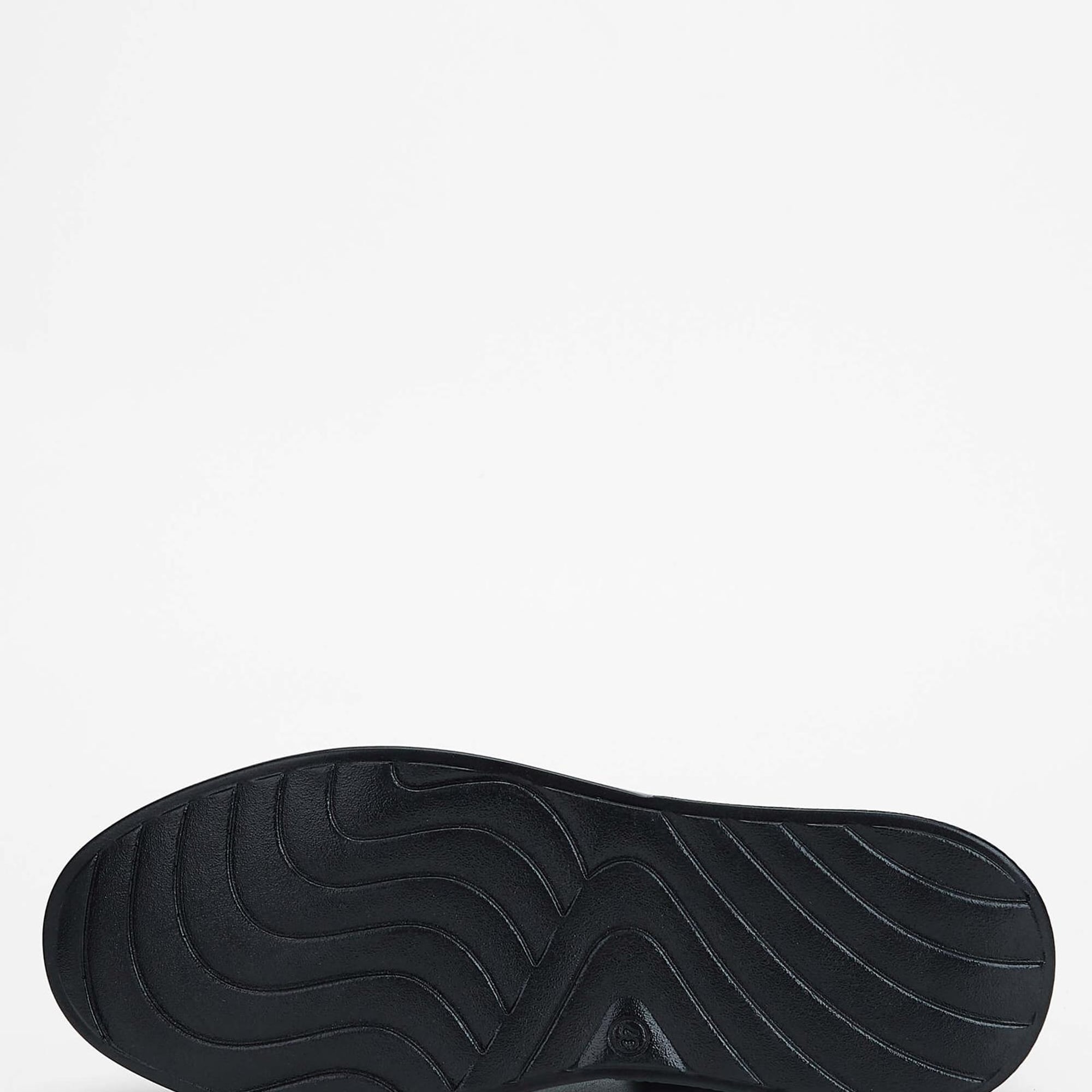 Tamer Tanca Kadın Hakiki Deri Siyah Rugan Casual Ayakkabı