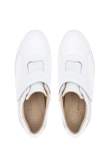  Tamer Tanca Kadın Hakiki Deri Beyaz Casual Ayakkabı