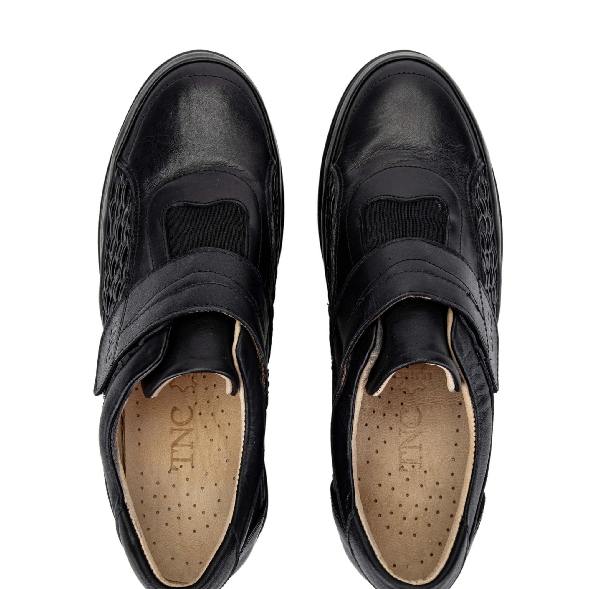 Tamer Tanca Kadın Hakiki Deri Siyah Deri Casual Ayakkabı