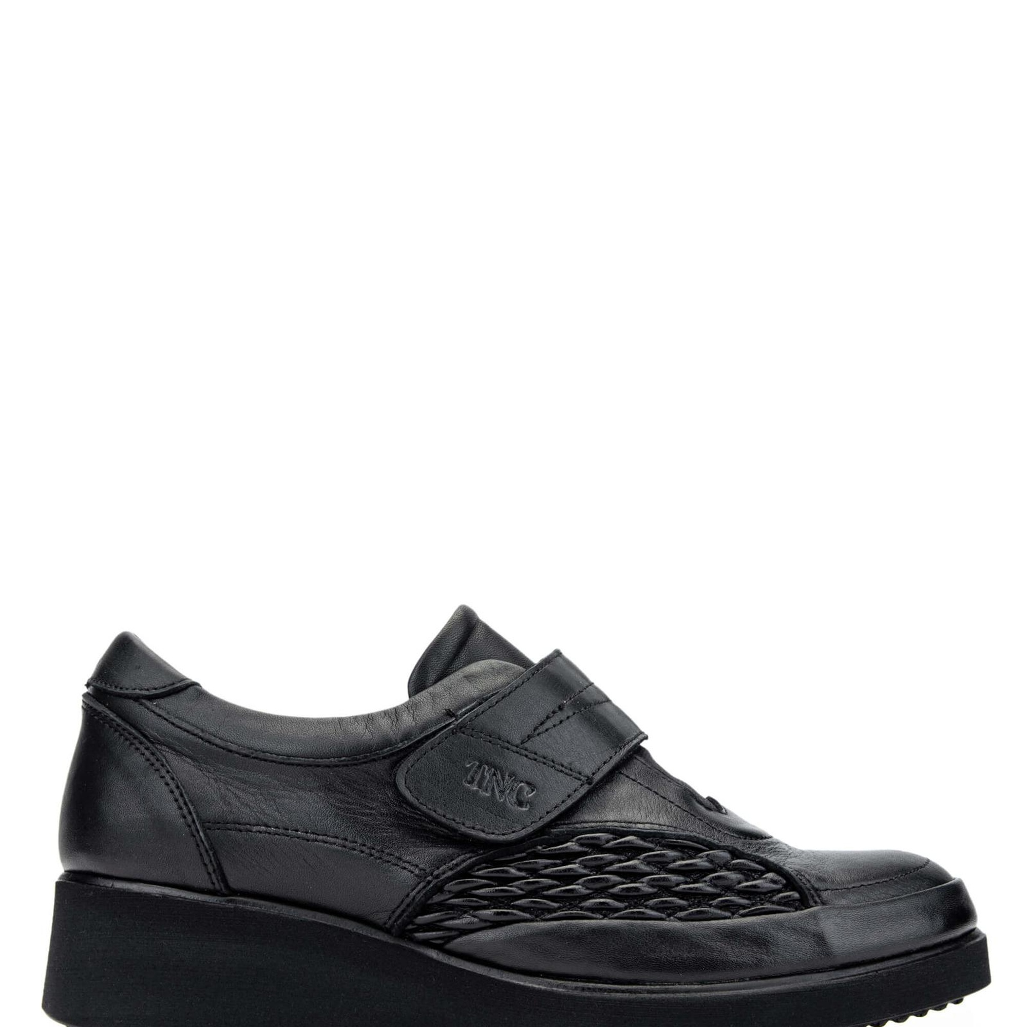 Tamer Tanca Kadın Hakiki Deri Siyah Deri Casual Ayakkabı