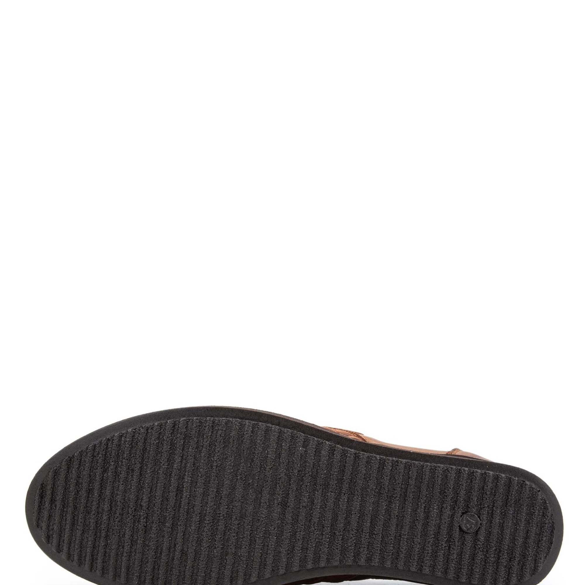 Tamer Tanca Kadın Hakiki Deri Taba Casual Ayakkabı