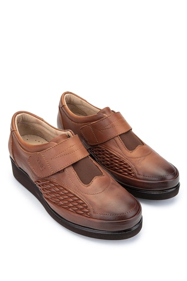  Tamer Tanca Kadın Hakiki Deri Taba Casual Ayakkabı