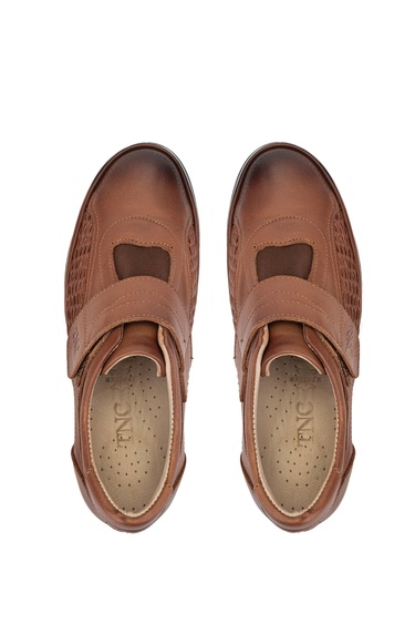  Tamer Tanca Kadın Hakiki Deri Taba Casual Ayakkabı