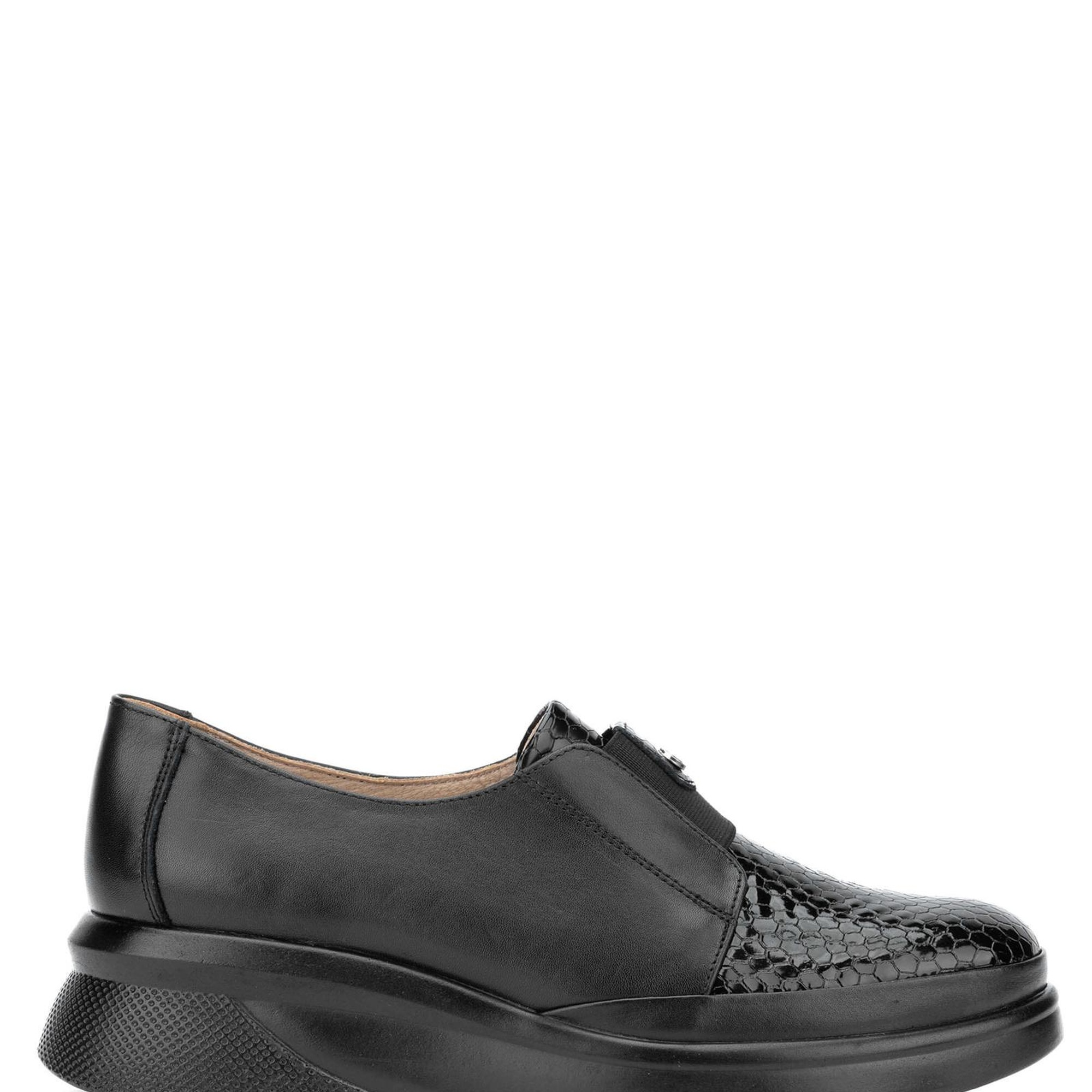 Tamer Tanca Kadın Hakiki Deri Siyah/Siyah Casual Ayakkabı