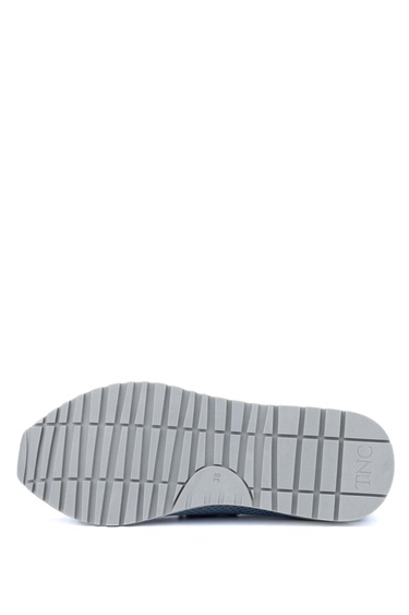  Tamer Tanca Kadın Hakiki Deri Mavi Casual Ayakkabı