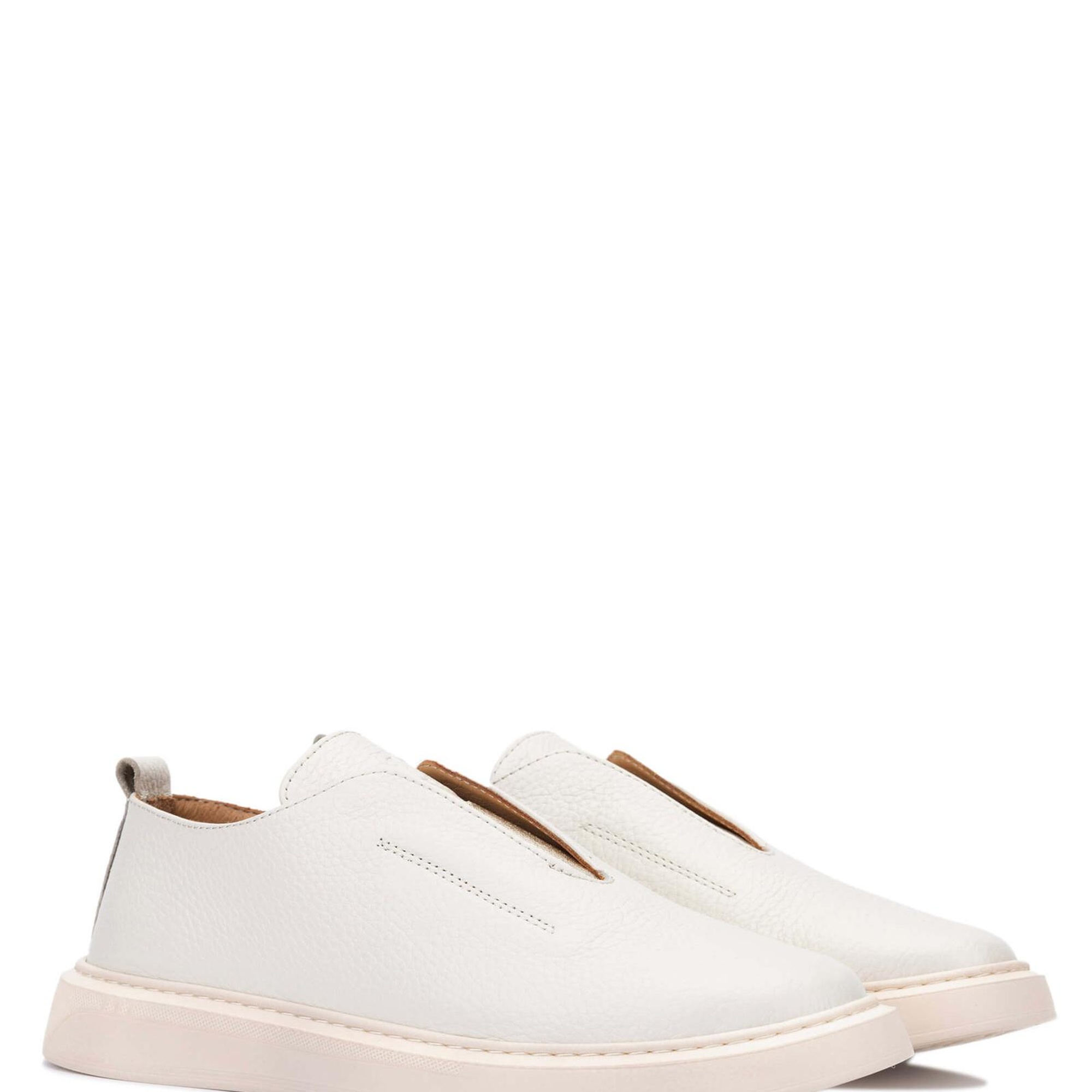 Tamer Tanca Kadın Hakiki Deri Bej Casual Ayakkabı