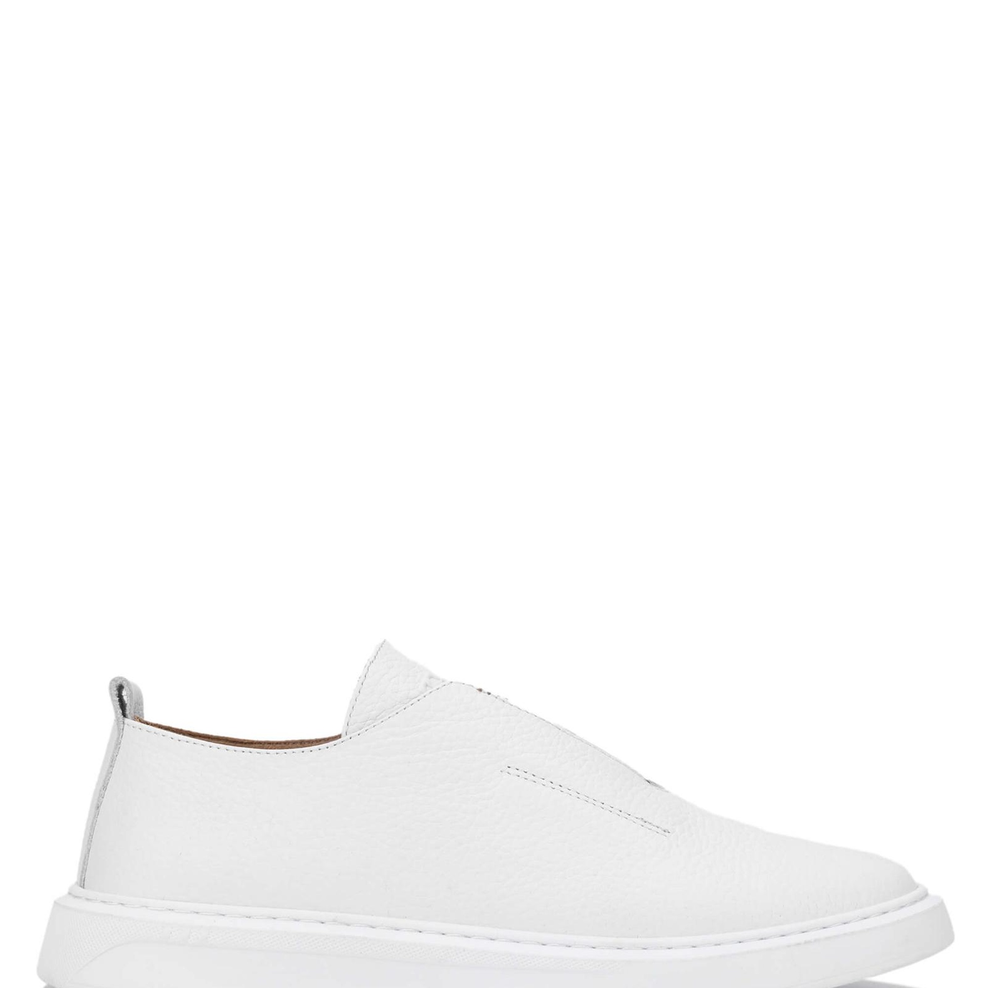 Tamer Tanca Kadın Hakiki Deri Beyaz Casual Ayakkabı