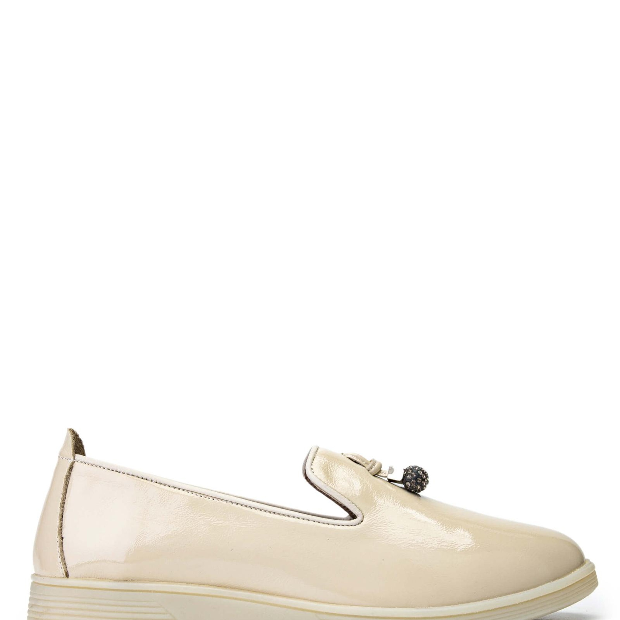 Tamer Tanca Kadın Hakiki Deri Bej Casual Ayakkabı