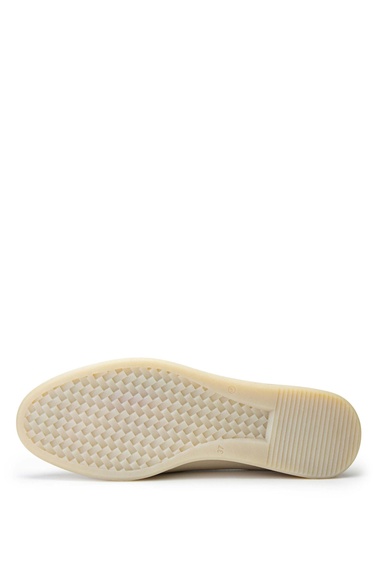  Tamer Tanca Kadın Hakiki Deri Bej Casual Ayakkabı