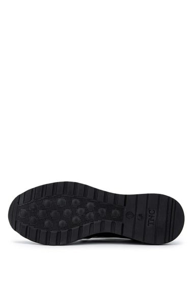  Tamer Tanca Kadın Hakiki Deri Siyah Casual Ayakkabı