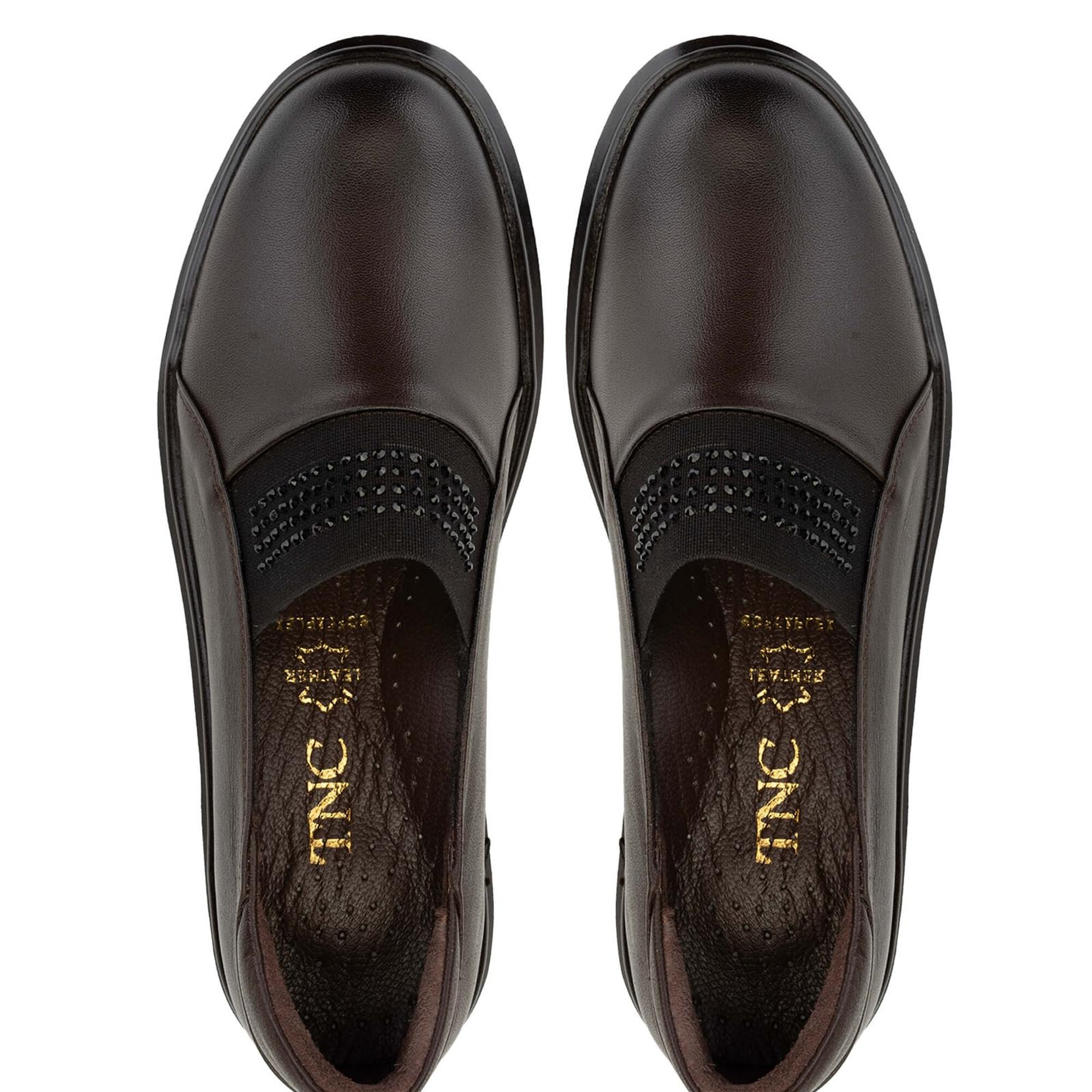 Tamer Tanca Kadın Hakiki Deri Kahverengi Casual Ayakkabı