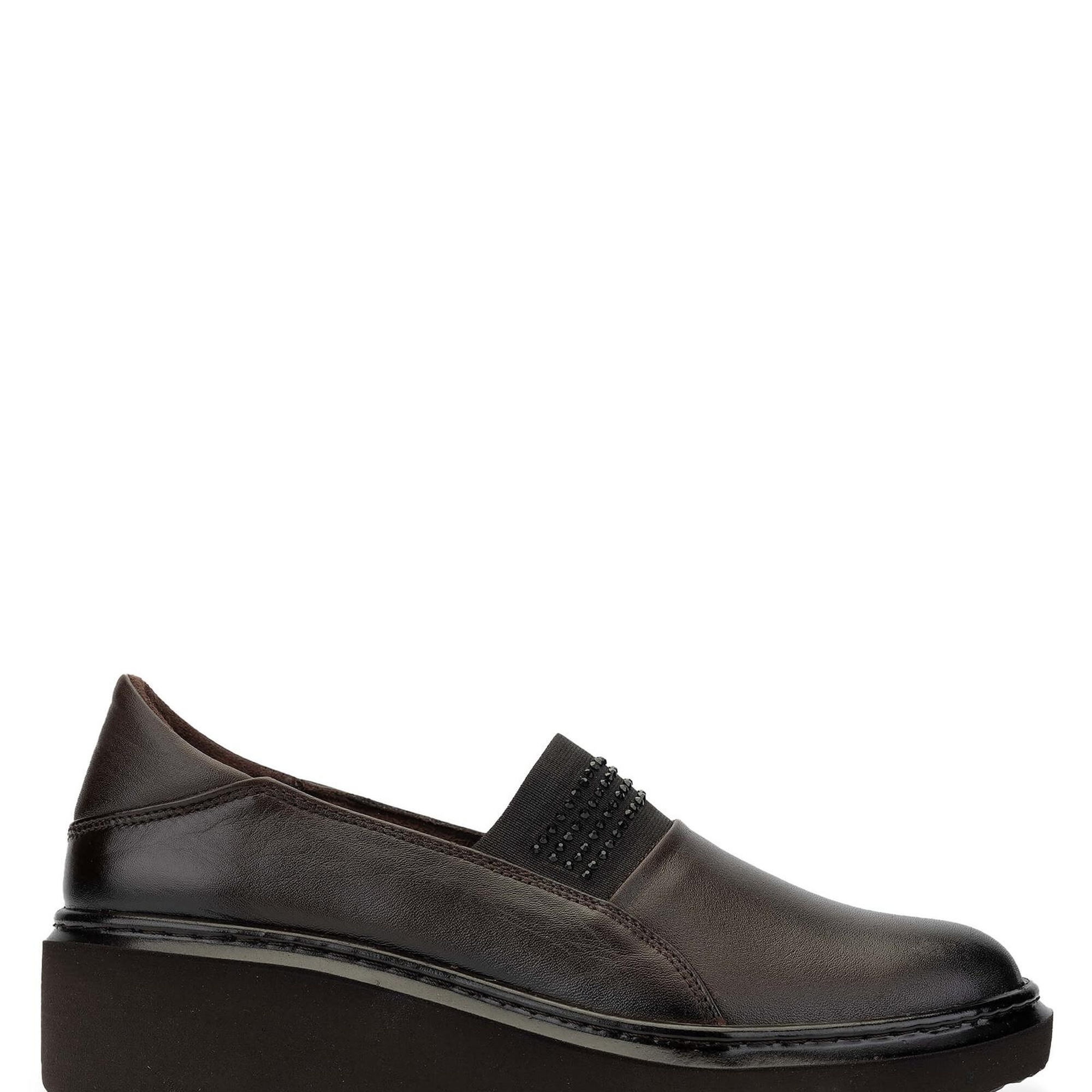 Tamer Tanca Kadın Hakiki Deri Kahverengi Casual Ayakkabı