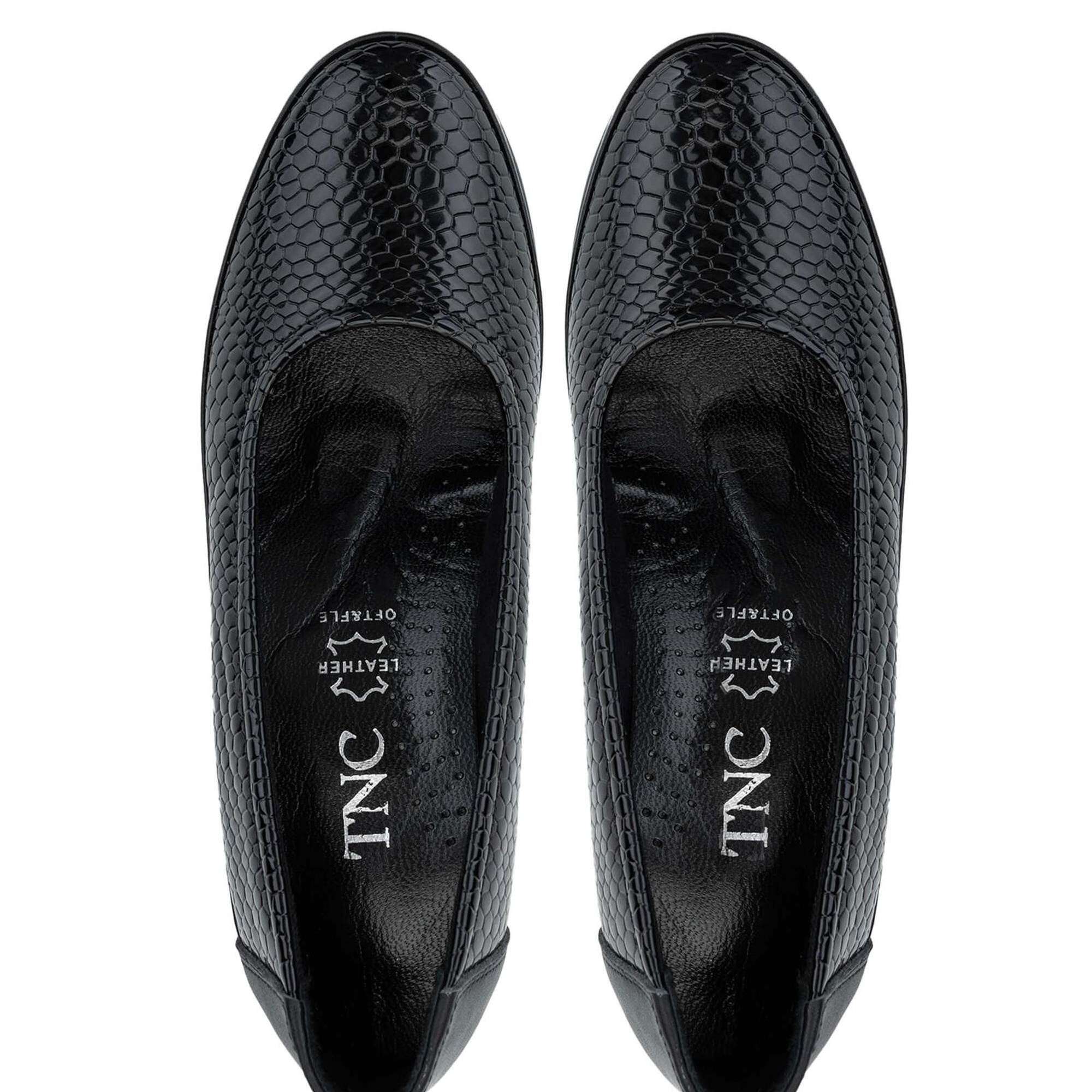 Tamer Tanca Kadın Hakiki Deri Siyah Casual Ayakkabı