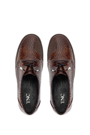  Tamer Tanca Kadın Hakiki Deri Kahverengi Casual Ayakkabı