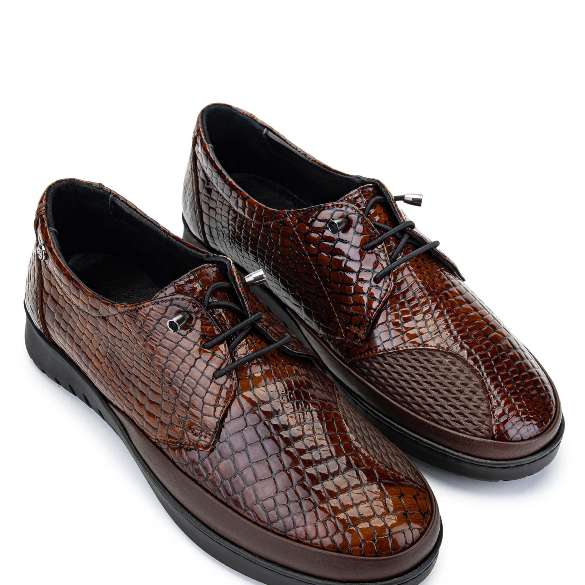 Tamer Tanca Kadın Hakiki Deri Kahverengi Casual Ayakkabı