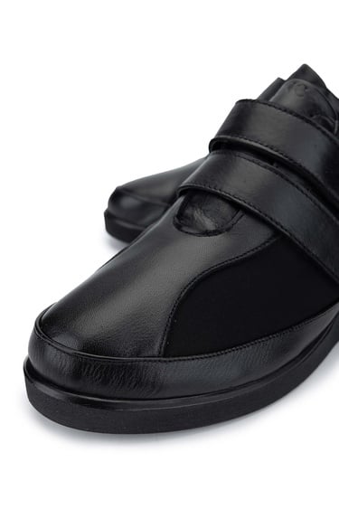  Tamer Tanca Kadın Hakiki Deri Siyah Casual Ayakkabı