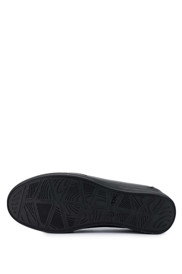  Tamer Tanca Kadın Hakiki Deri Siyah Casual Ayakkabı