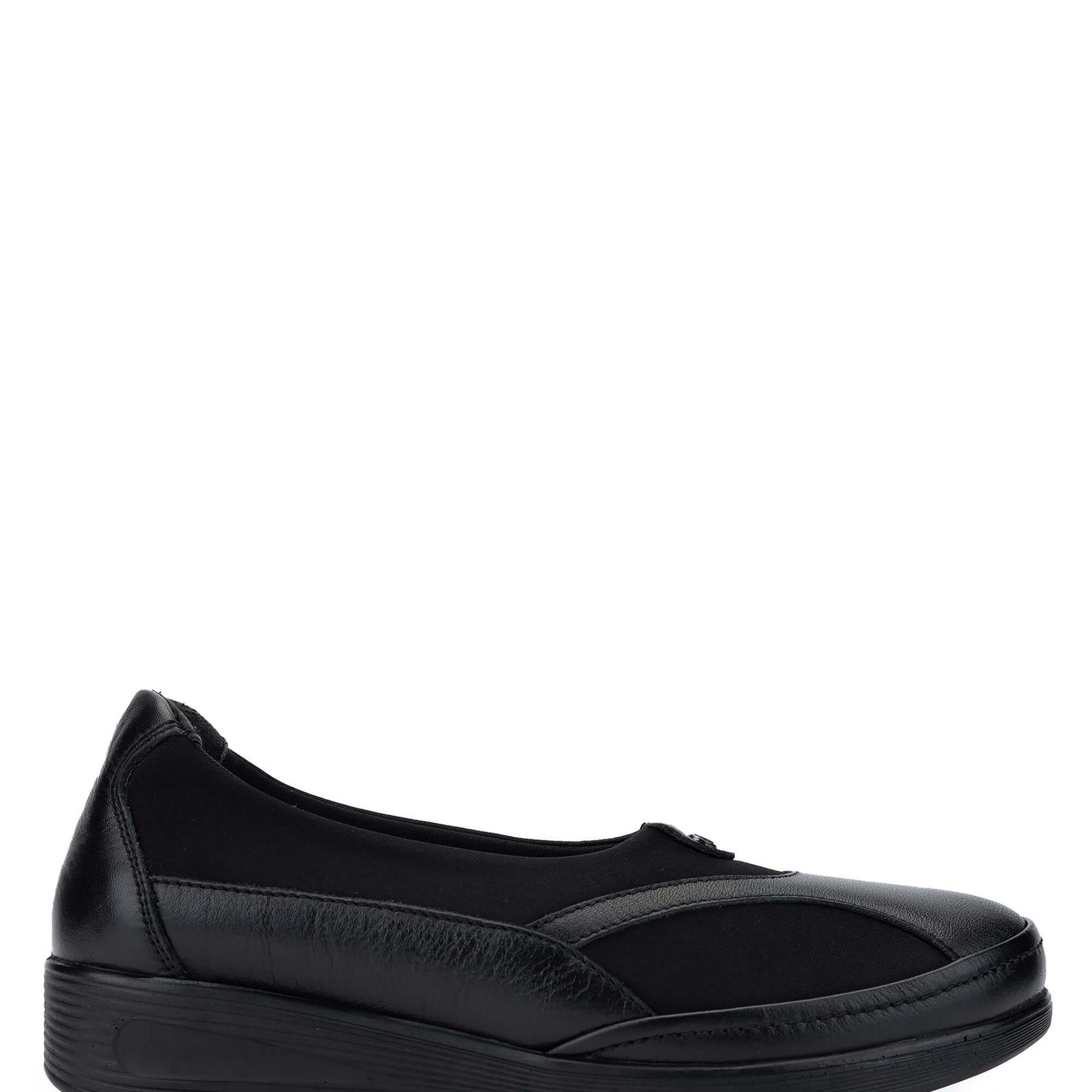 Tamer Tanca Kadın Hakiki Deri Siyah Casual Ayakkabı