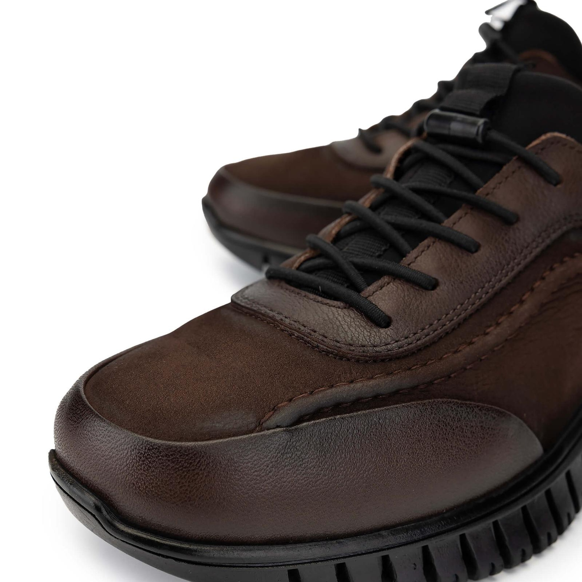 Tamer Tanca Kadın Hakiki Deri Kahverengi Nubuk Casual Ayakkabı