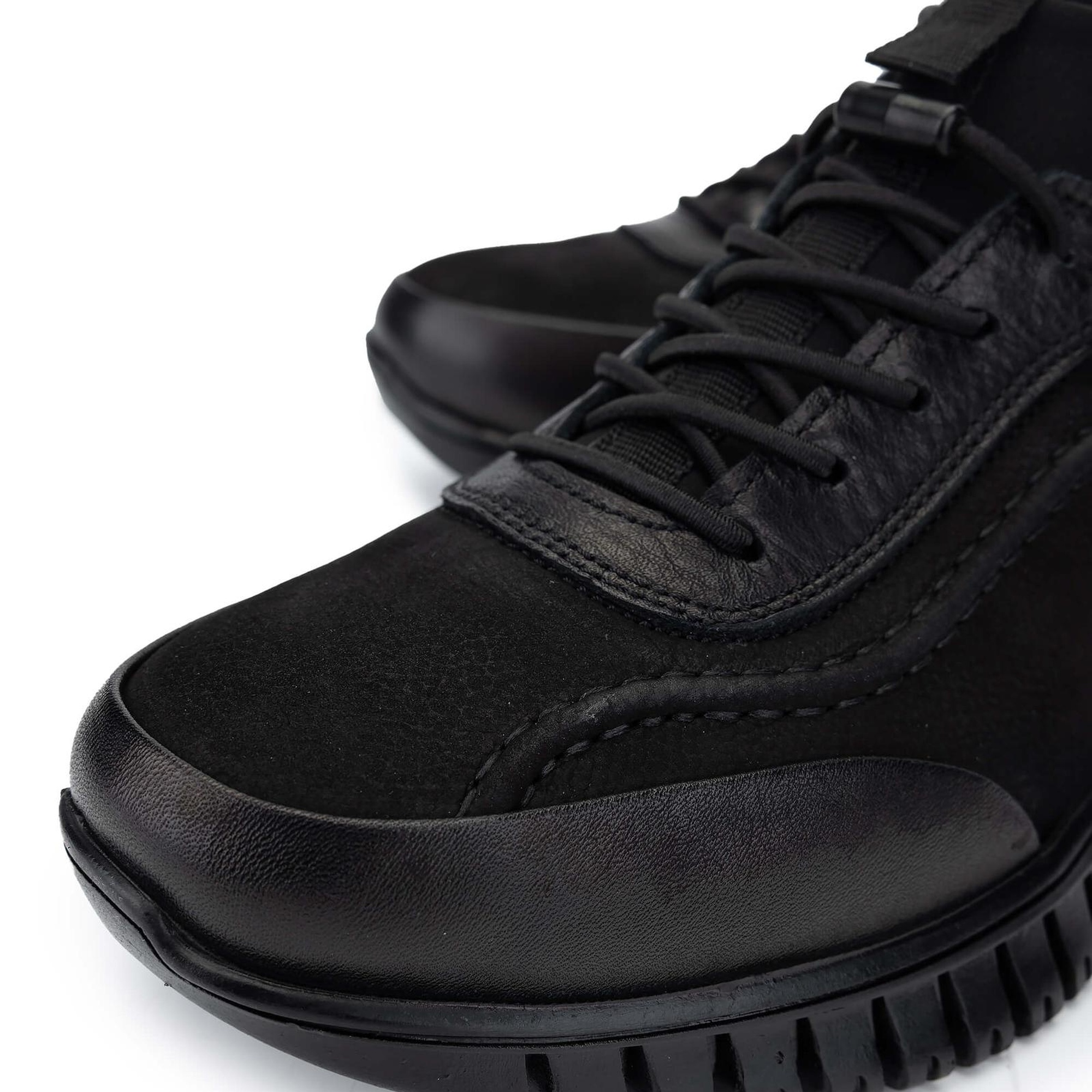 Tamer Tanca Kadın Hakiki Deri Siyah Nubuk Casual Ayakkabı