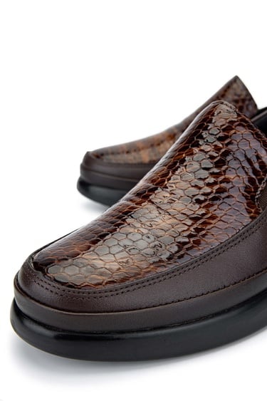  Tamer Tanca Kadın Hakiki Deri Kahverengi Casual Ayakkabı