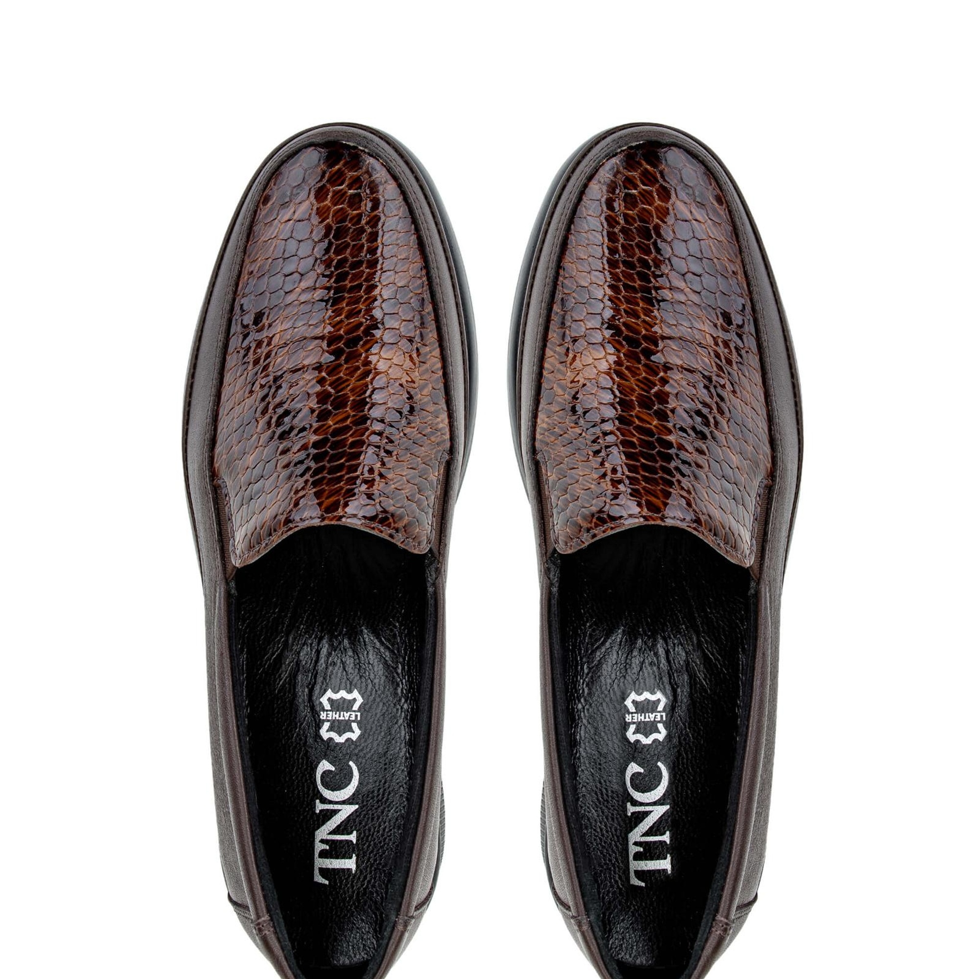 Tamer Tanca Kadın Hakiki Deri Kahverengi Casual Ayakkabı