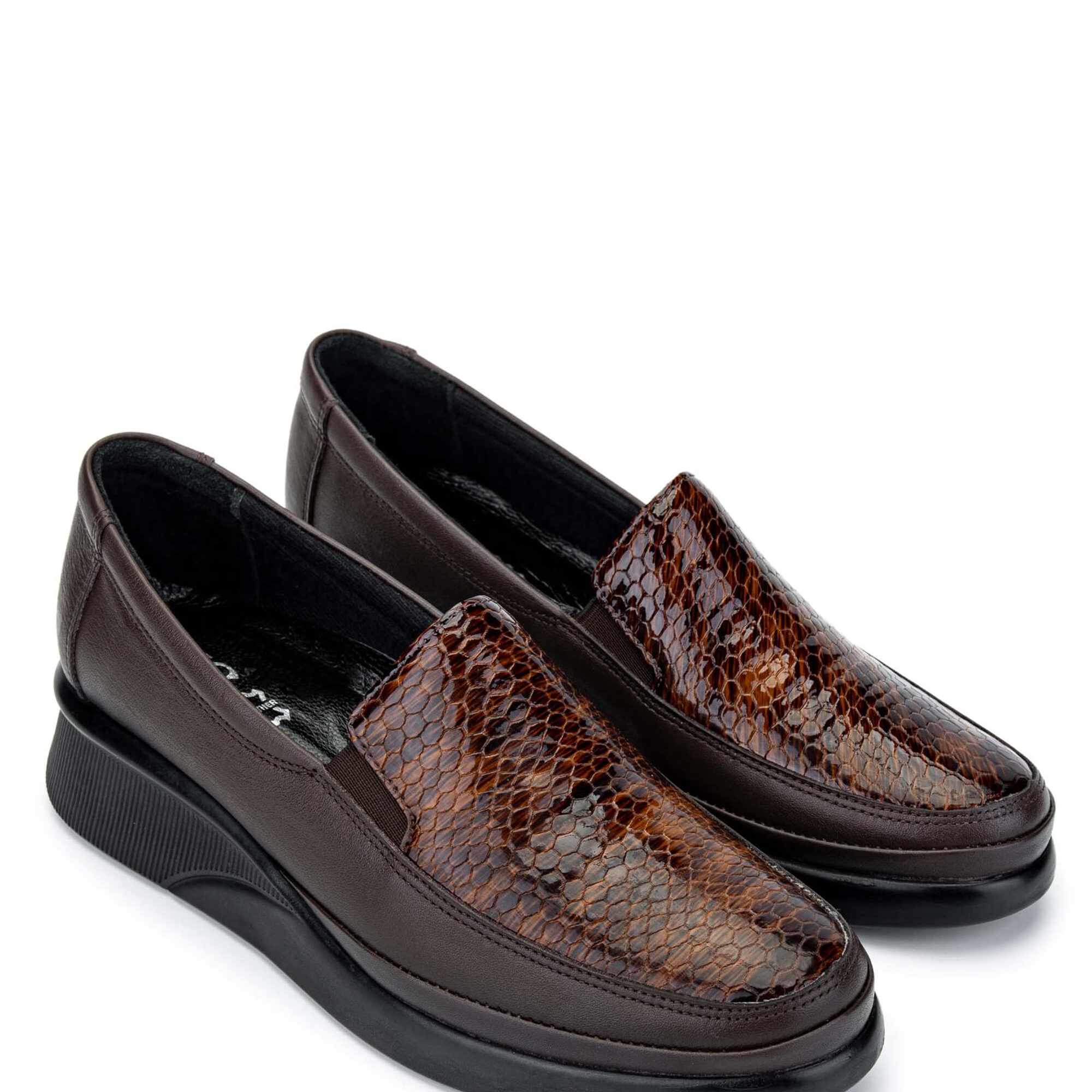 Tamer Tanca Kadın Hakiki Deri Kahverengi Casual Ayakkabı