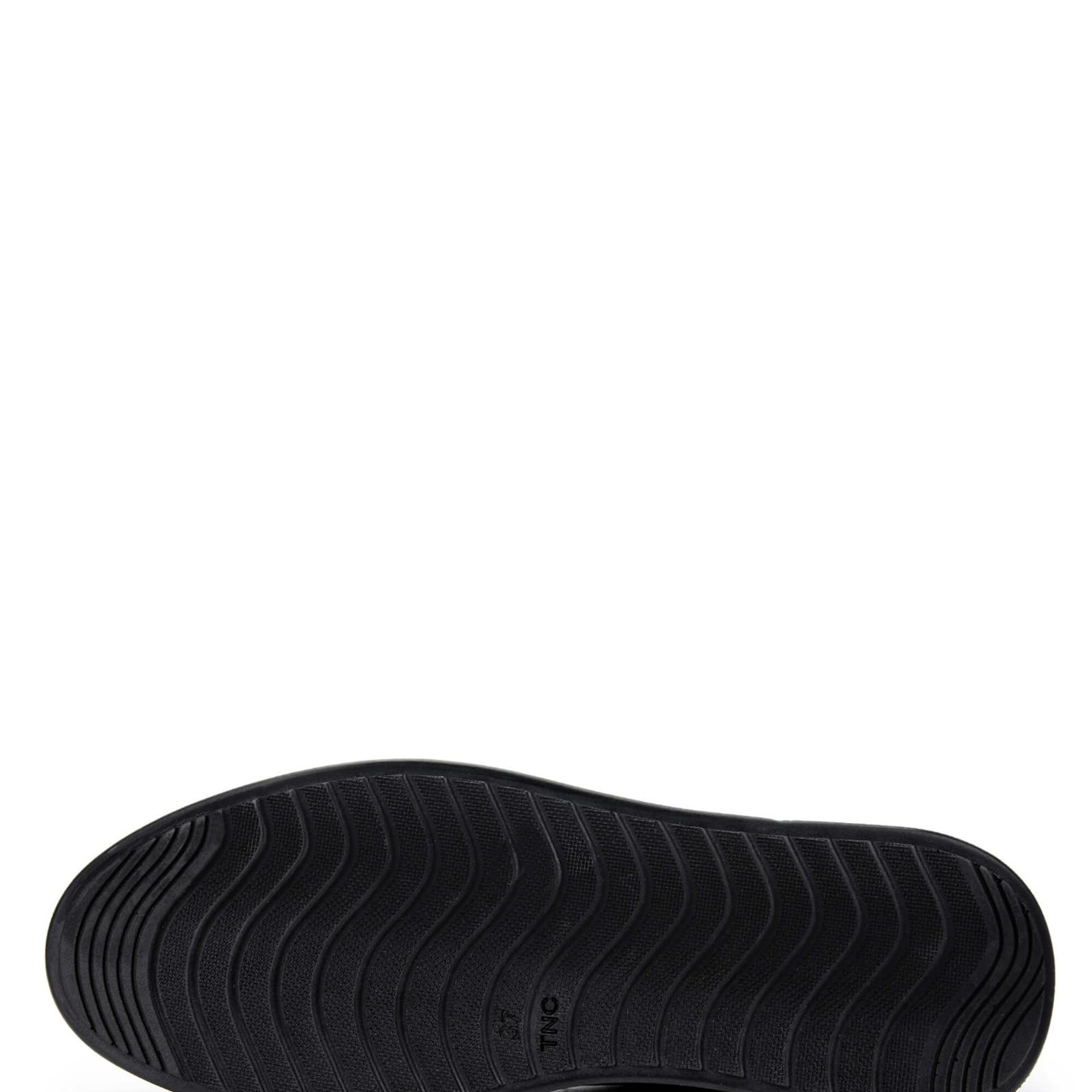 Tamer Tanca Kadın Hakiki Deri Siyah Casual Ayakkabı