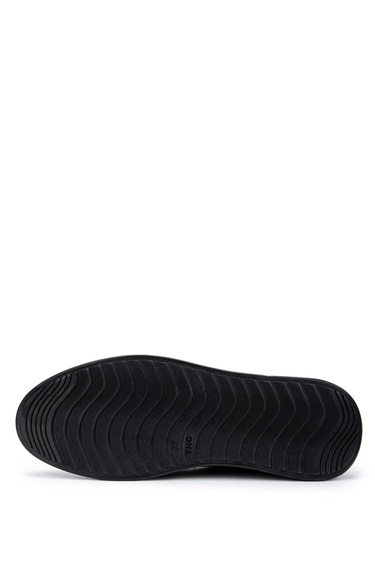  Tamer Tanca Kadın Hakiki Deri Siyah Casual Ayakkabı