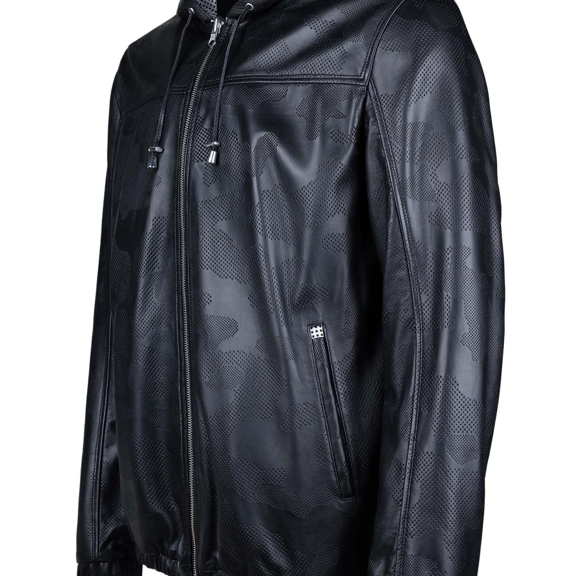 Tamer Tanca Erkek Hakiki Deri Siyah Deri Mont