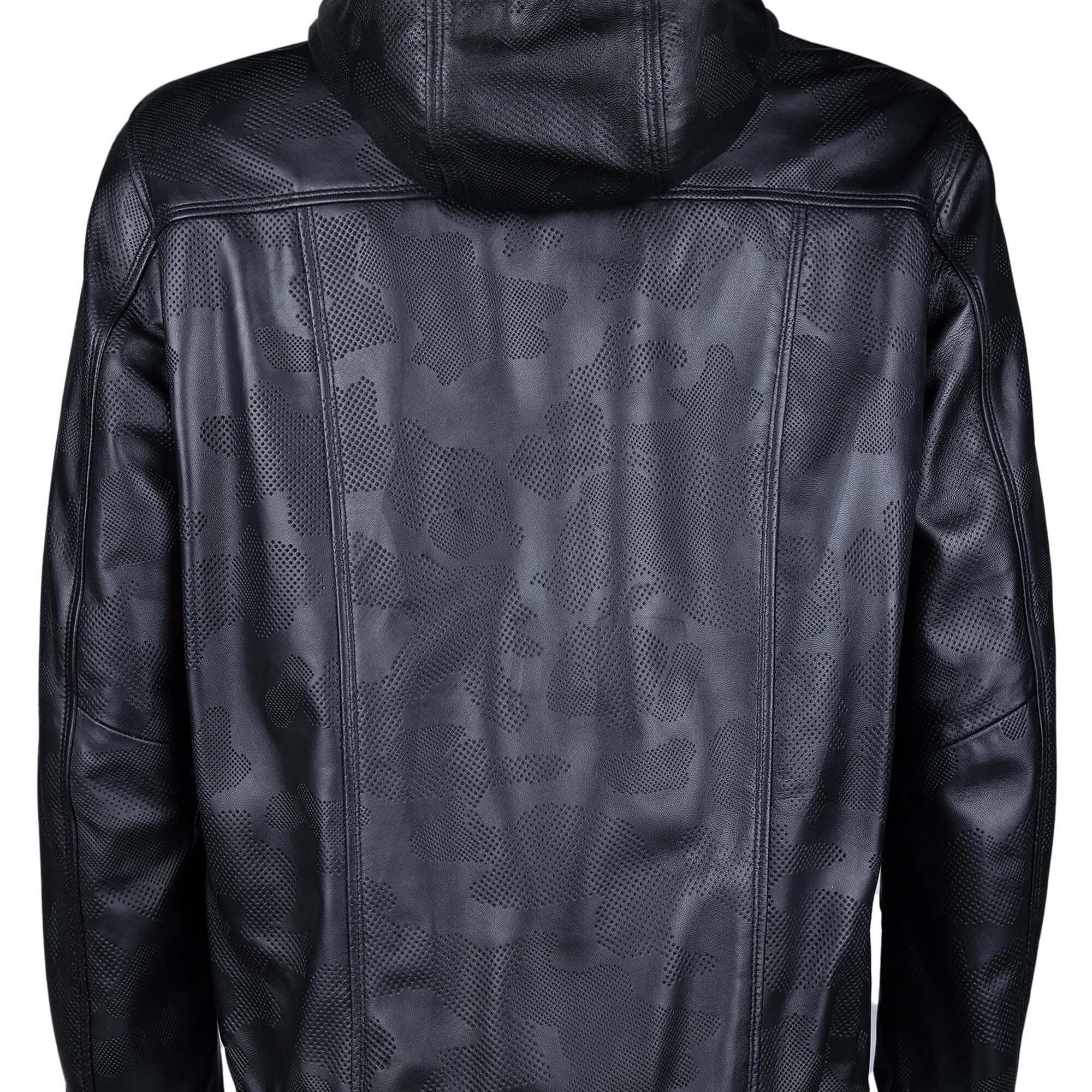 Tamer Tanca Erkek Hakiki Deri Siyah Deri Mont