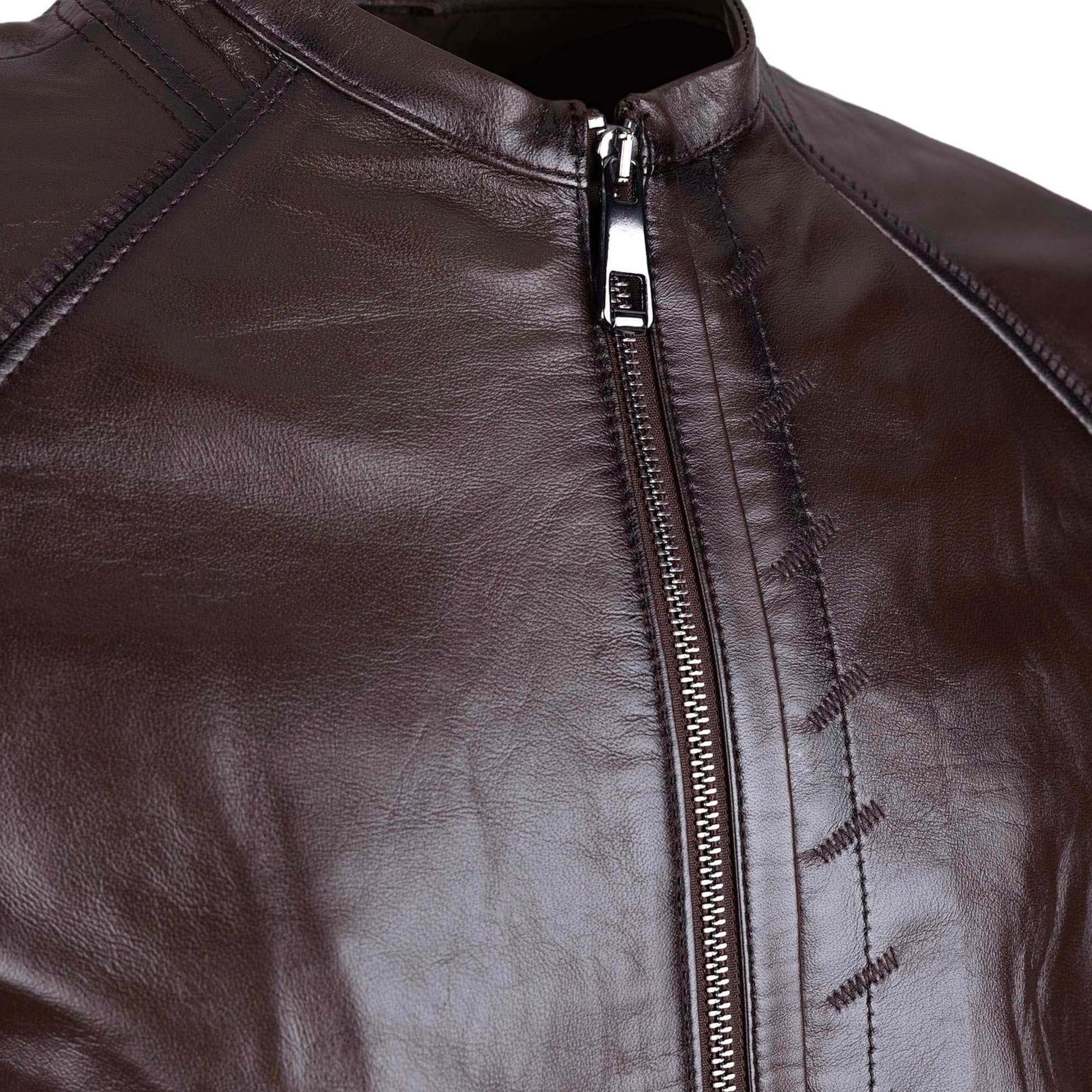 Tamer Tanca Erkek Hakiki Deri Kahverengi Deri Mont