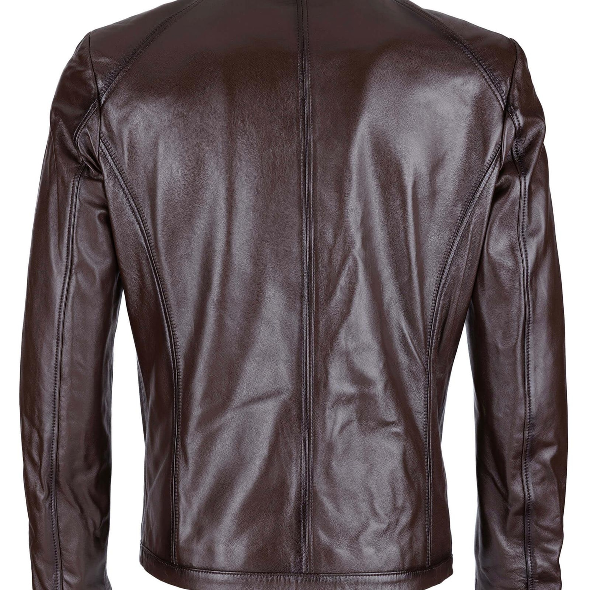 Tamer Tanca Erkek Hakiki Deri Kahverengi Deri Mont