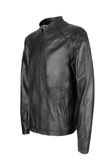  Tamer Tanca Erkek Hakiki Deri Siyah Deri Mont