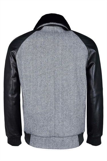  Tamer Tanca Erkek Hakiki Deri Siyah Deri Mont