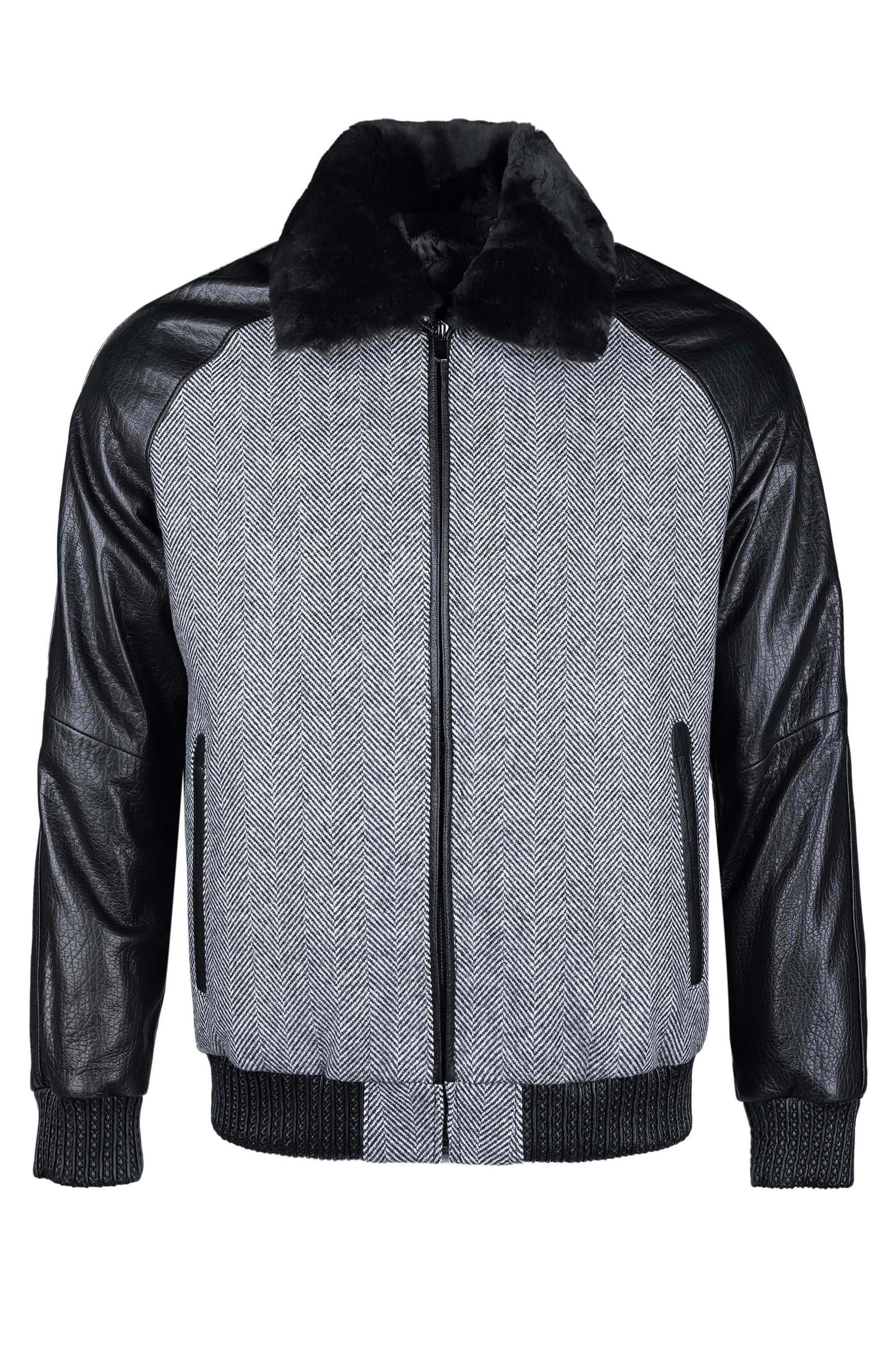  Tamer Tanca Erkek Hakiki Deri Siyah Deri Mont