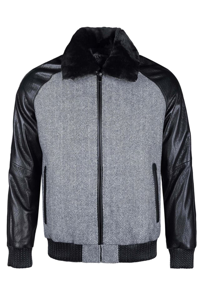  Tamer Tanca Erkek Hakiki Deri Siyah Deri Mont