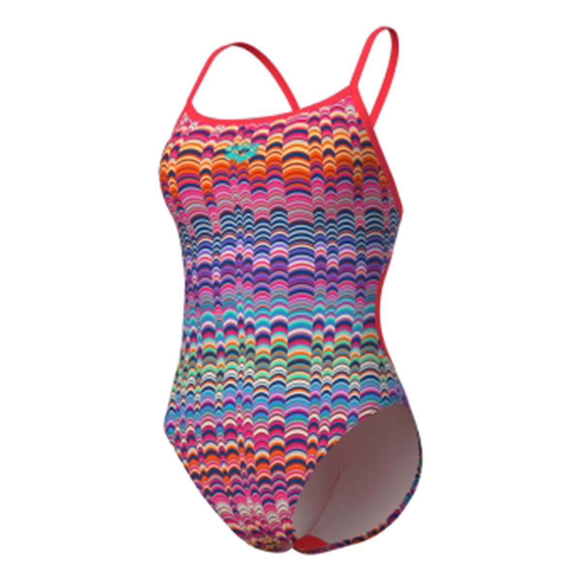  Ondulation Swimsuit Lace Back Kadın Mor Yüzücü Mayosu 008155194