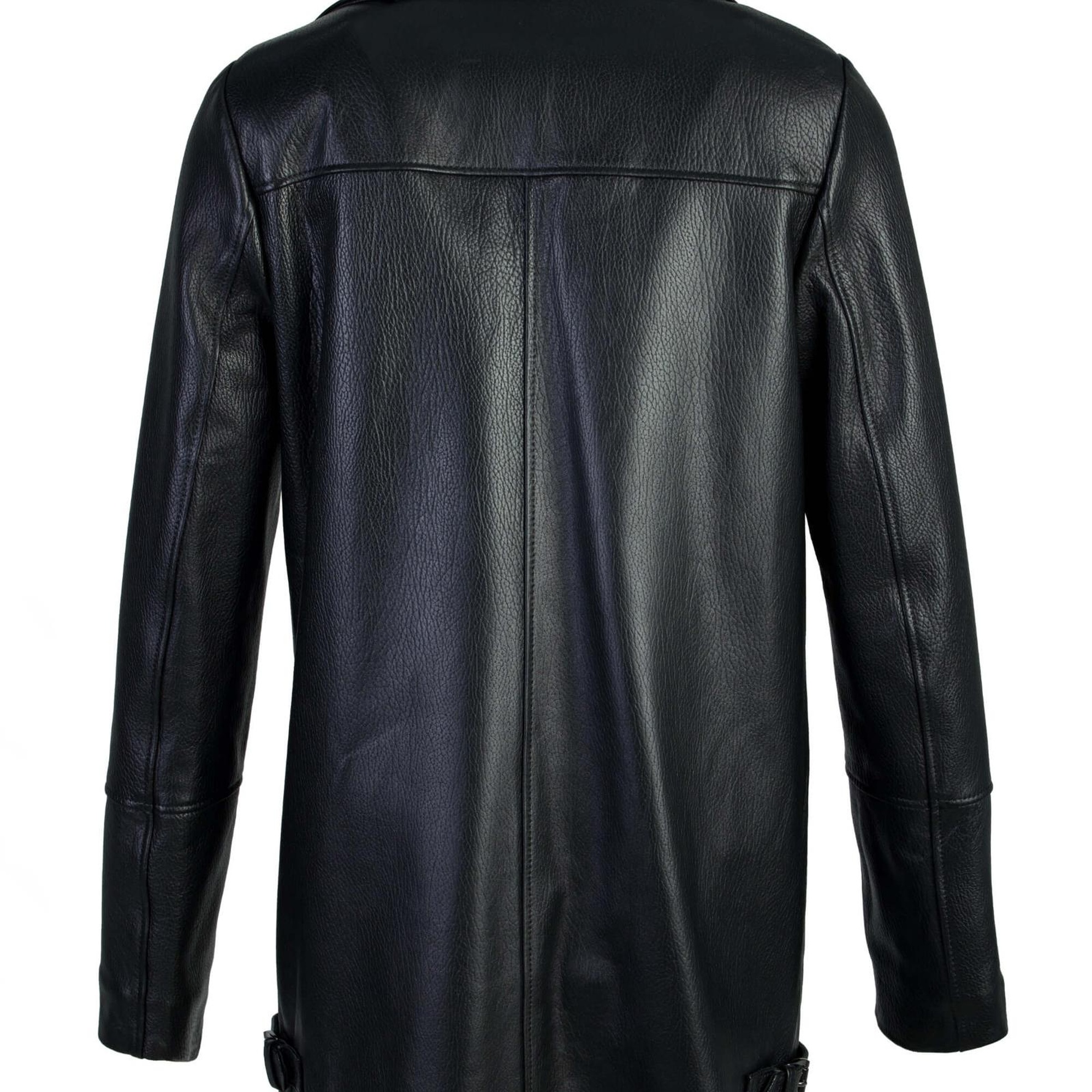 Tamer Tanca Kadın Hakiki Deri Siyah Deri Mont