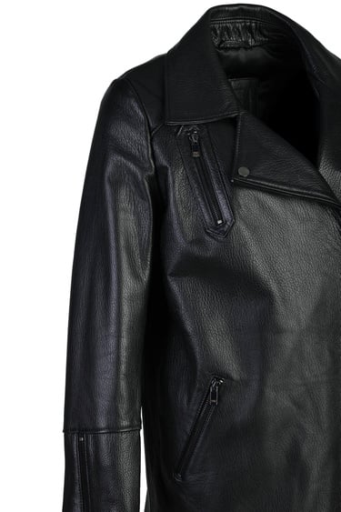  Tamer Tanca Kadın Hakiki Deri Siyah Deri Mont